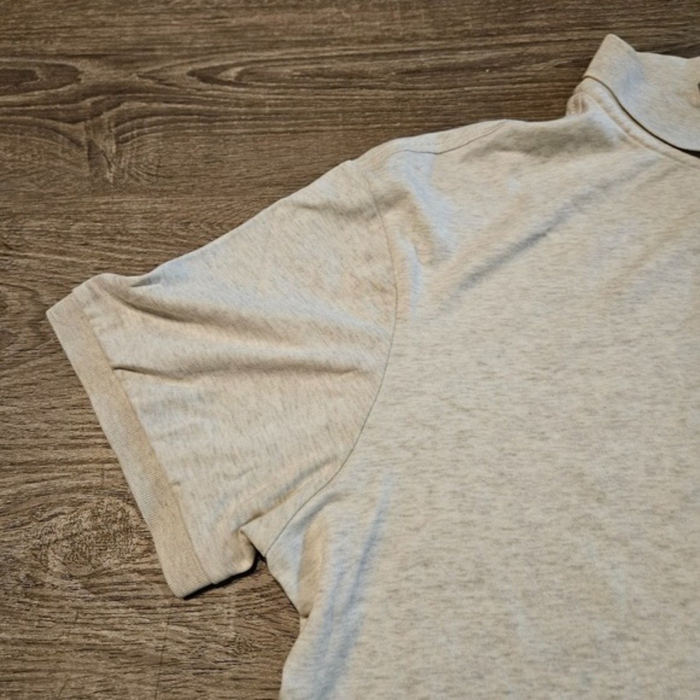 Polo Ralph Lauren Polo Shirt Mens Large Beige Pima Soft Touch Short Sleeve - Picture 4 of 9